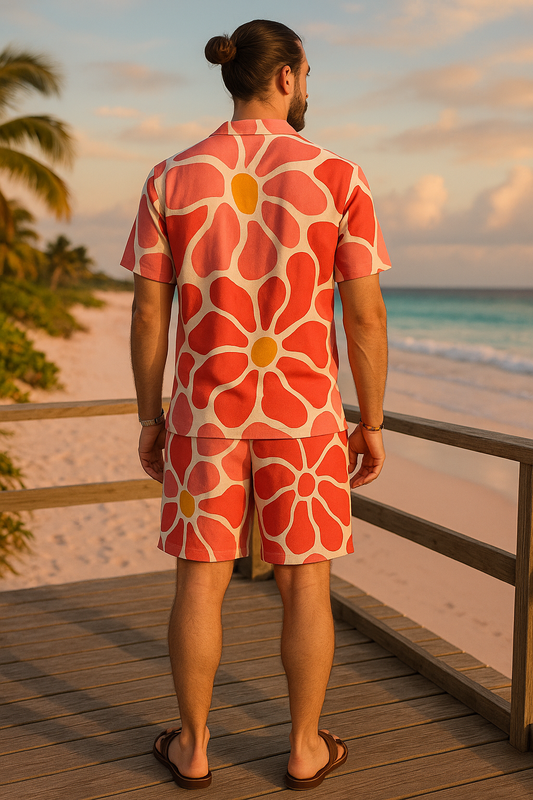 The Vibe Check: Floral Shorts Set