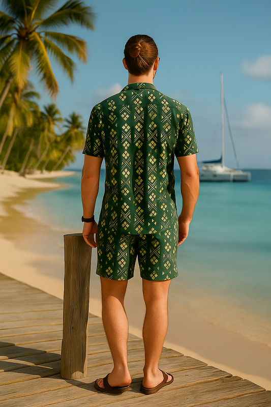 The Coded Calm Shorts Set