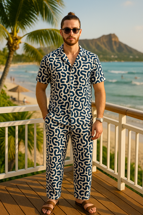 Inkwave Lounge Set