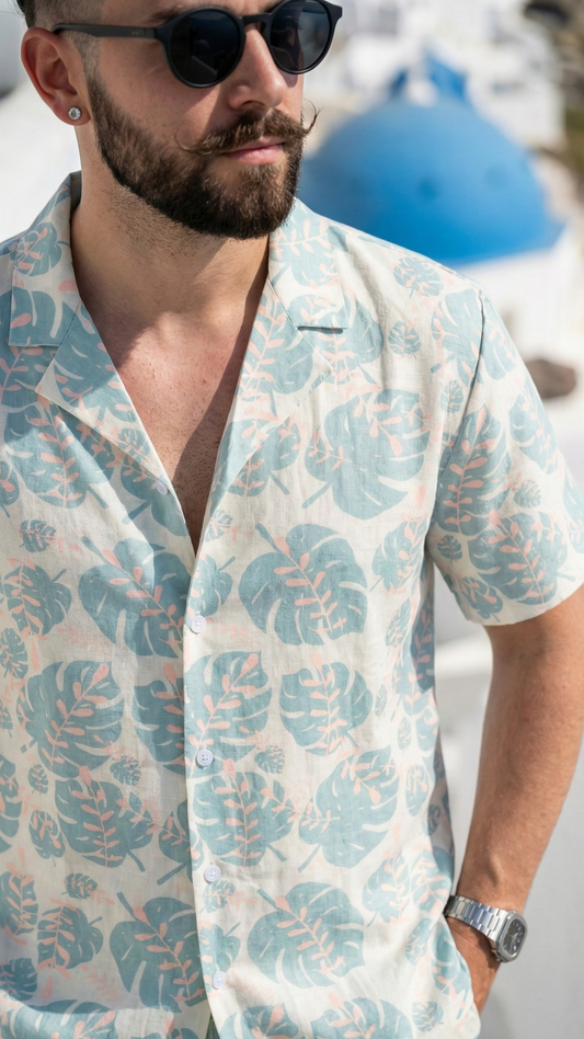 Muted Jungle Drip Lounge Set