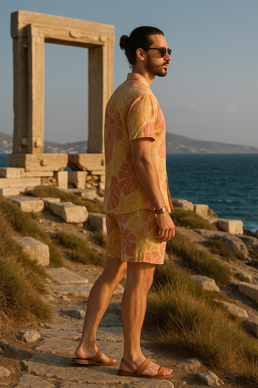 Sunset Palms Shorts Set