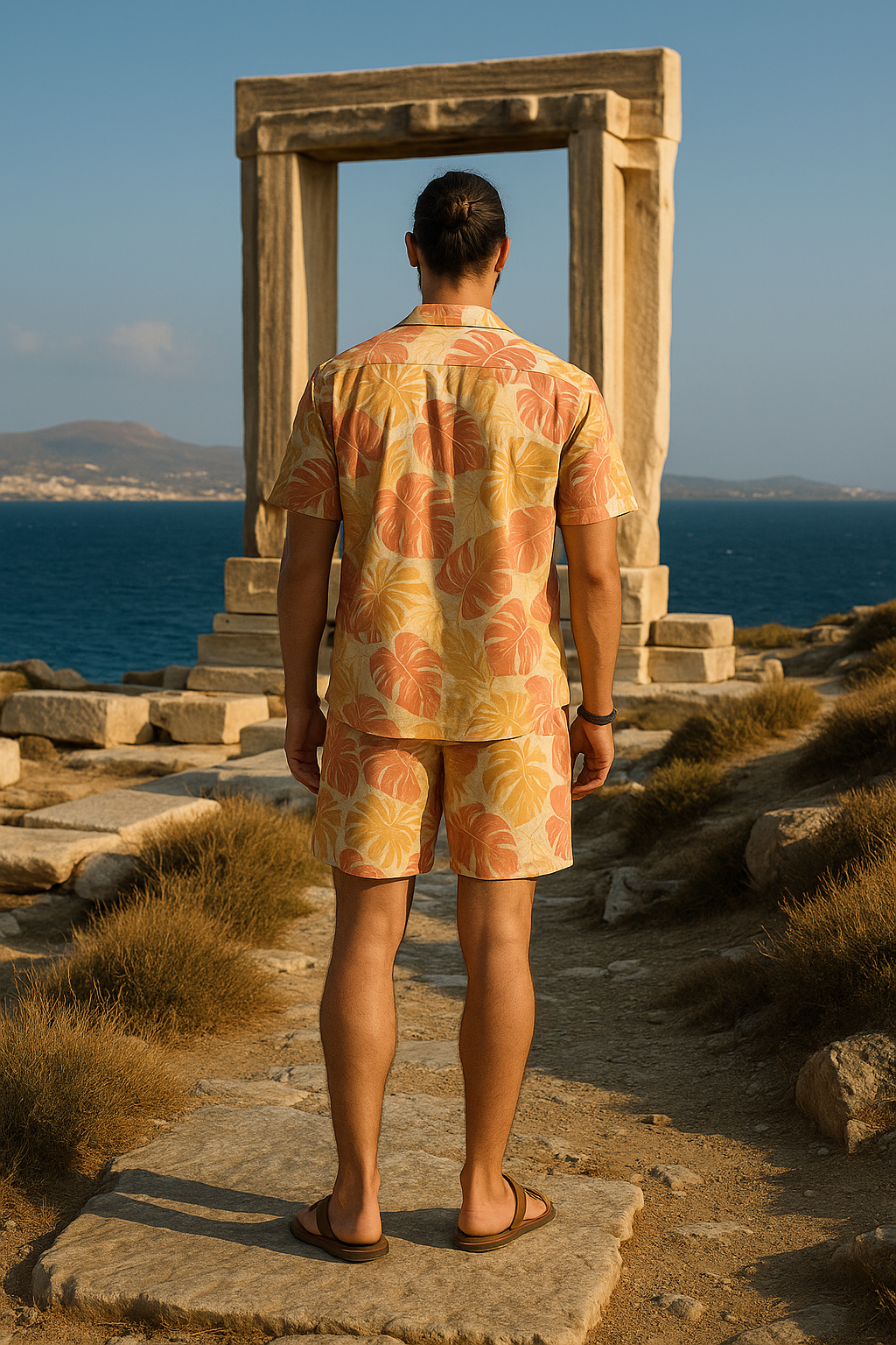 Sunset Palms Shorts Set