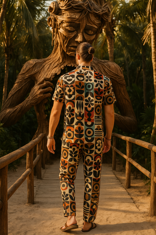 The Tiki Mosaic Lounge Set