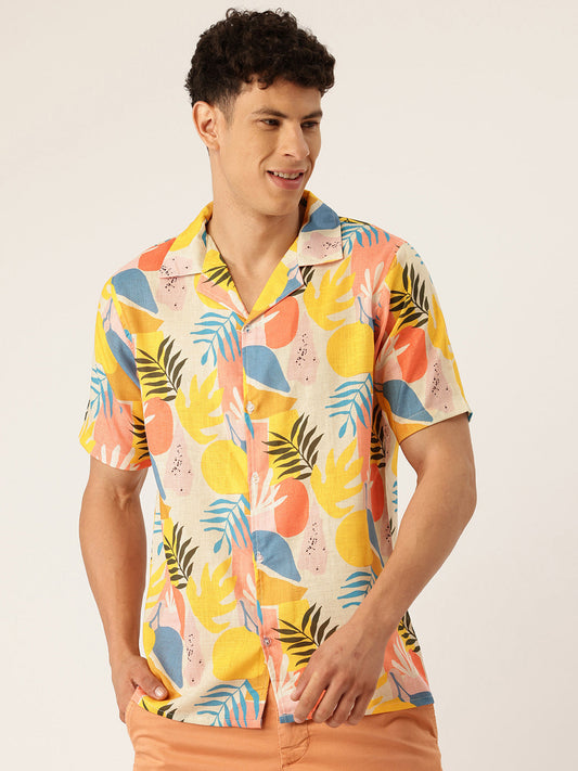 Yellow Bloom Summer Shirt