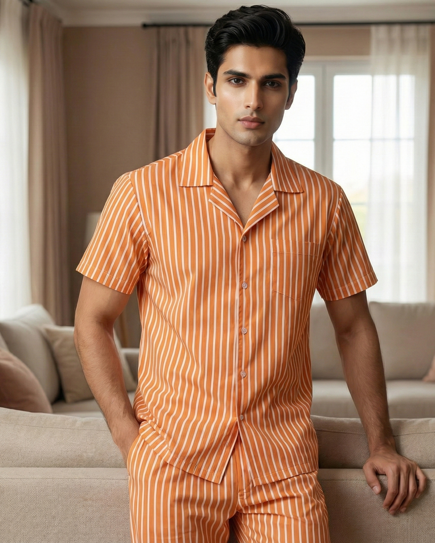 Amalfi Stripe Nightwear Set