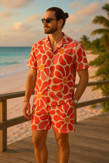 The Vibe Check: Floral Shorts Set
