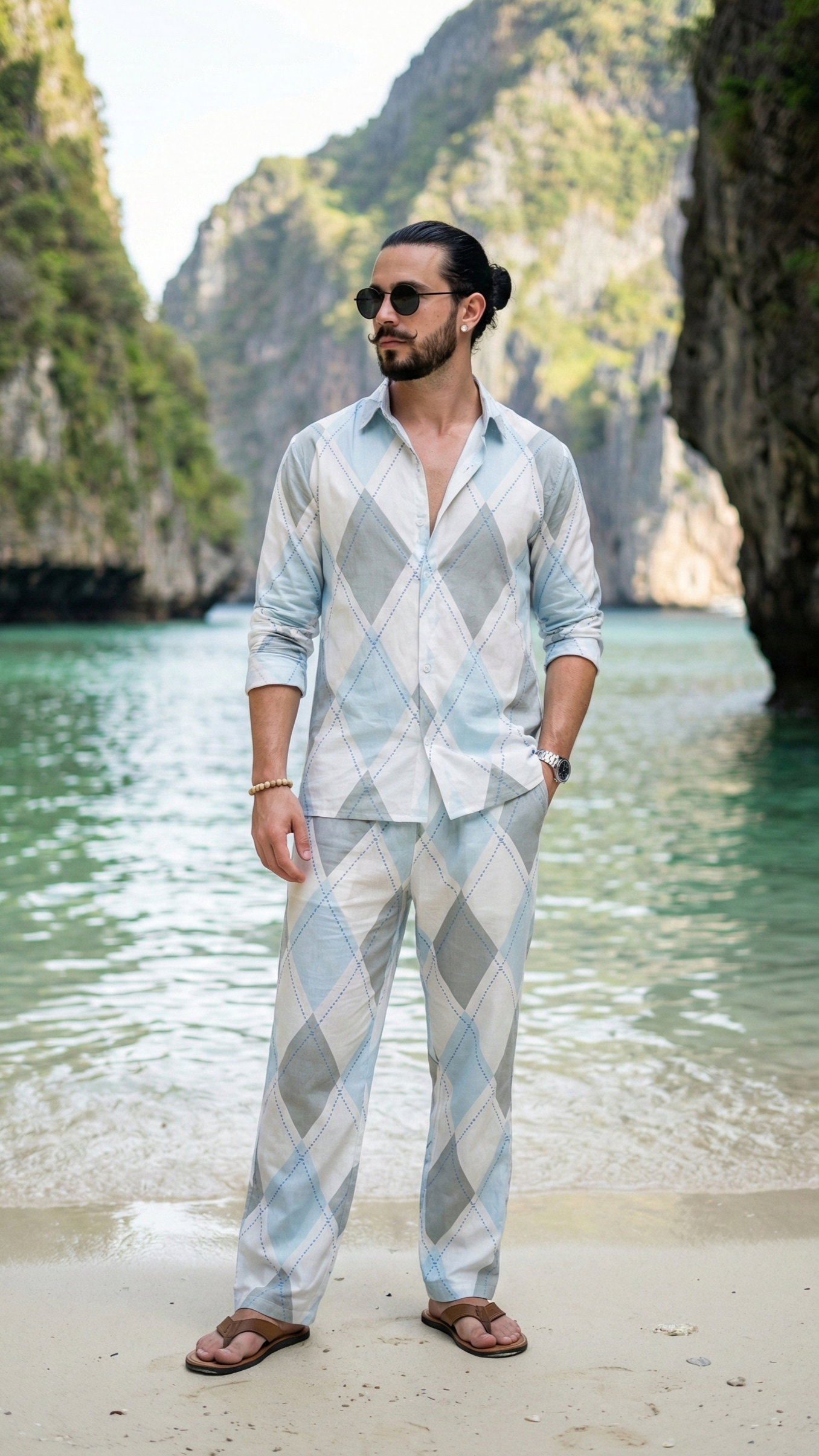 Windsor Blue Lounge Set