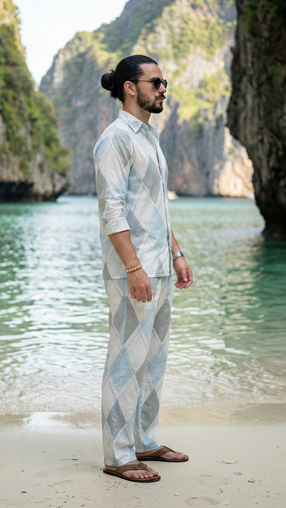 Windsor Blue Lounge Set