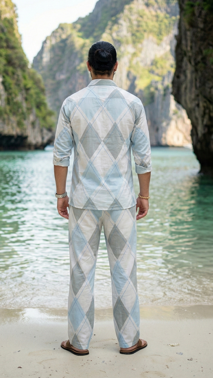 Windsor Blue Lounge Set