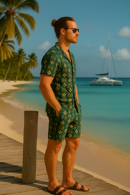 The Coded Calm Shorts Set