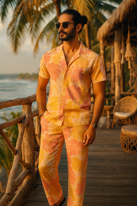 Sunset Palm Lounge Set