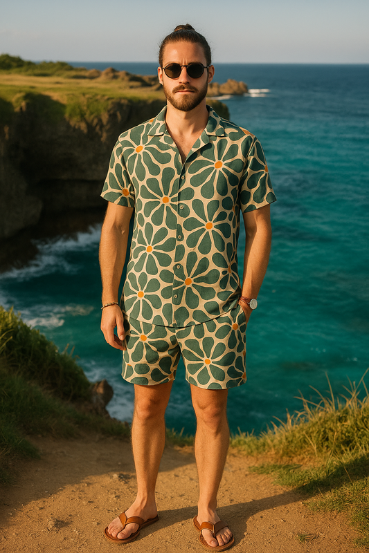 Petal Trippin' Shorts Set