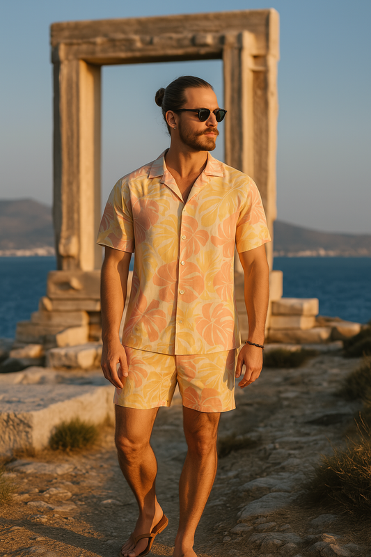 Sunset Palms Shorts Set