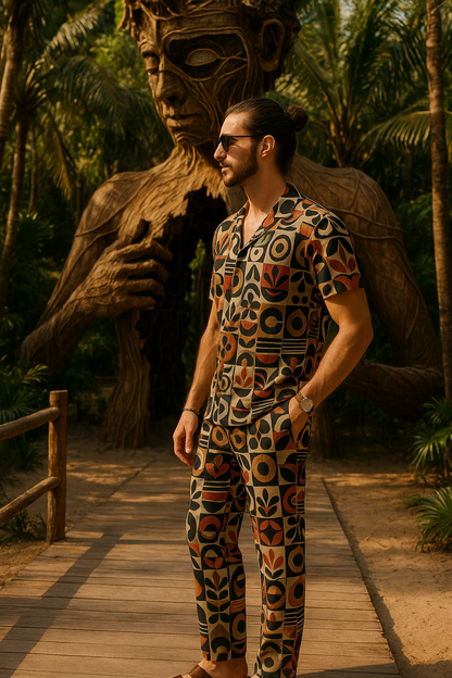 The Tiki Mosaic Lounge Set
