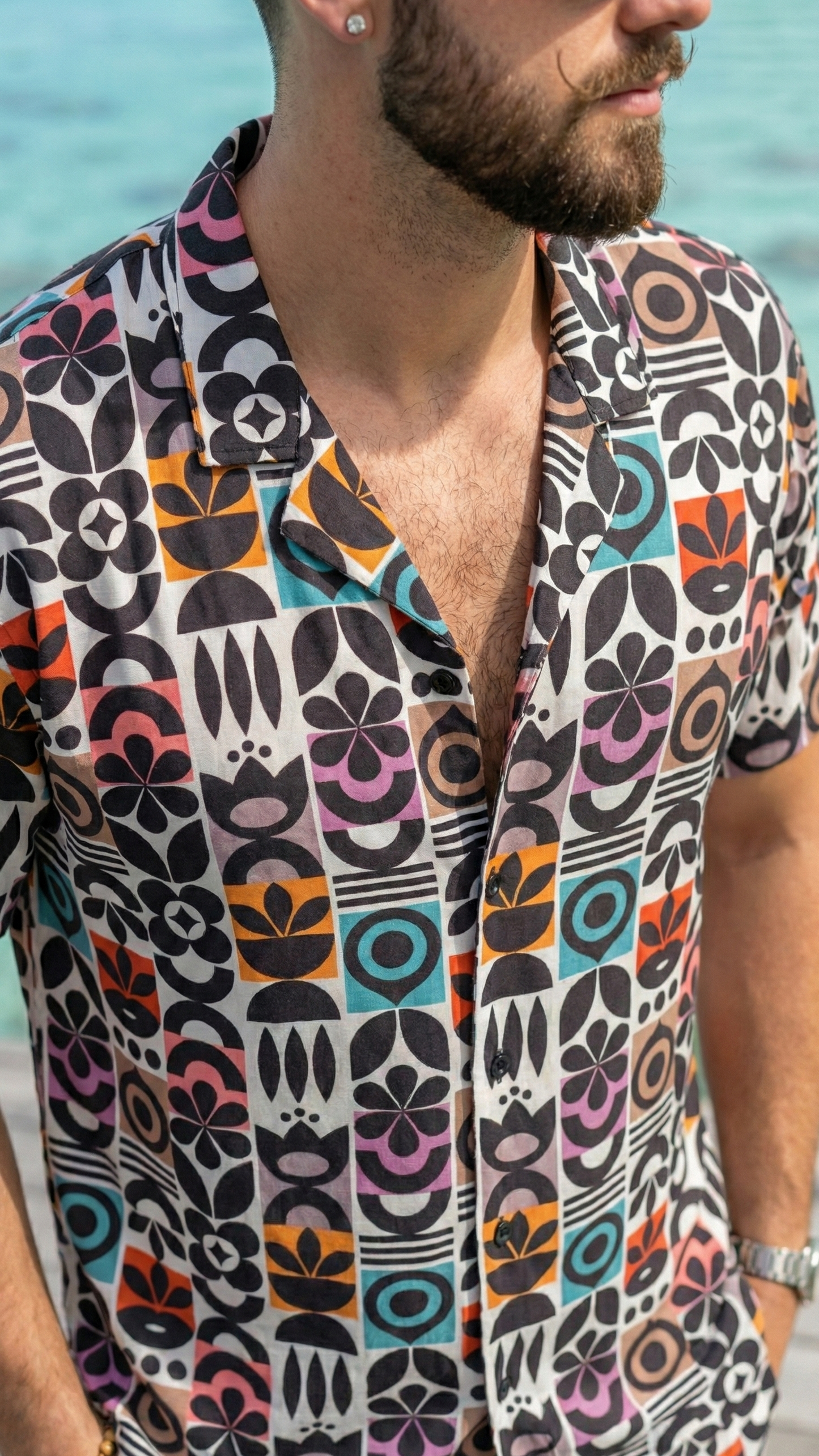 The Tiki Mosaic Lounge Set