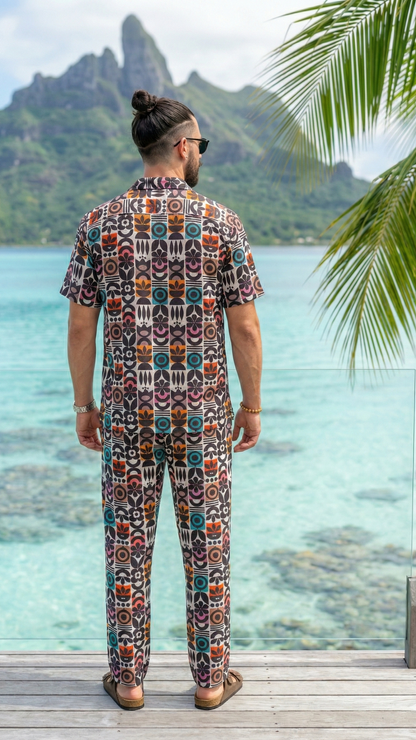 The Tiki Mosaic Lounge Set